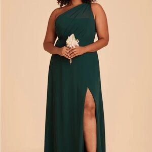 Kira Dress with slit - Birdy Grey XL